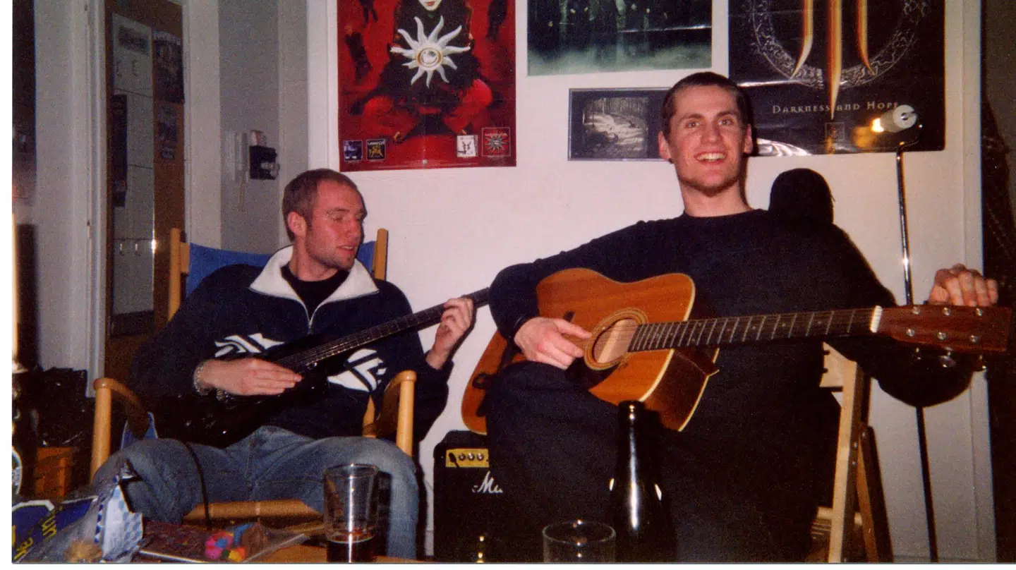 Lasse og Janniks store passion var musik. Foto: Privat.