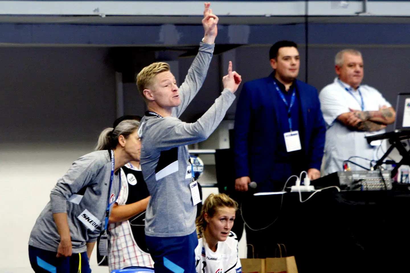 Jesper Jensen er cheftræner for det danske håndboldlandshold, der håber på at få en slutrunde på hjemmebane i december. (Arkivfoto) Sportxpress/Ritzau Scanpix