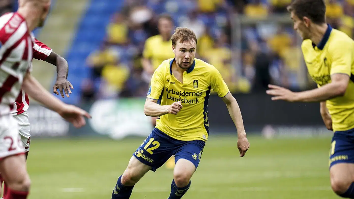 Brøndby IFs Simon Tibbling under Superligakampen mellem Brøndby IF og AaB, på Brøndby Stadion i Brøndby, søndag den 19. juli 2020.