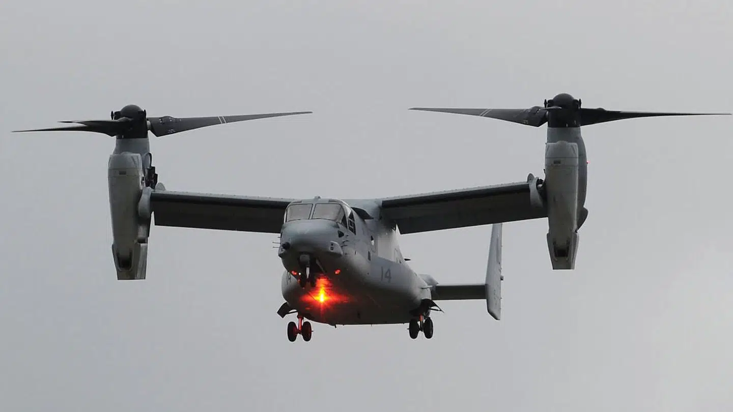 Her en af virkelighedens Bell Boeing V-22.
