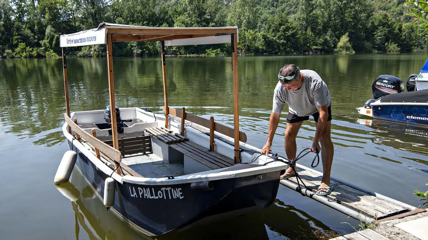 Det var en båd magen til denne, som prins Joachim og prinsesse Marie var ude på.