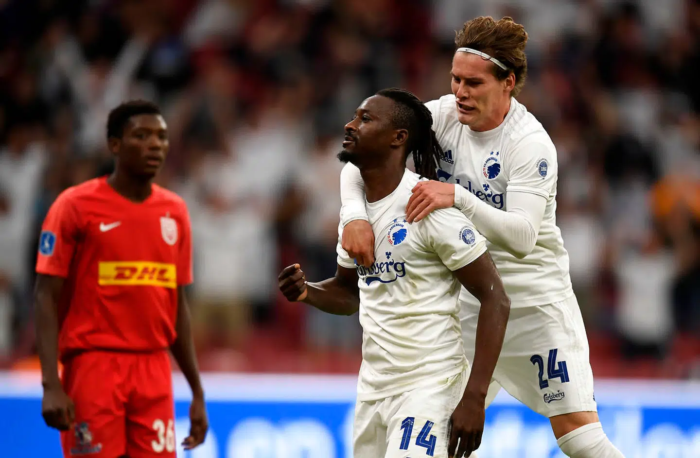 Dame N'Doye afgjorde kampen og sikrede FCK sølvmedaljer med sin scoring til 2-1.