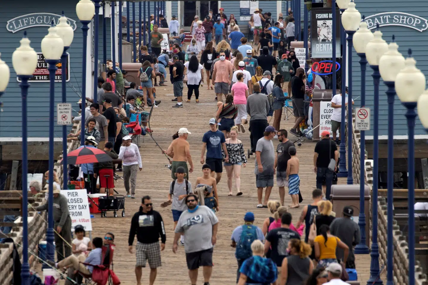 Smittestigningen skyldes blandt andet genåbningen af Californien, forklarer guvernør Gavin Newsom onsdag lokal tid. (Arkivfoto.) Mike Blake/Reuters