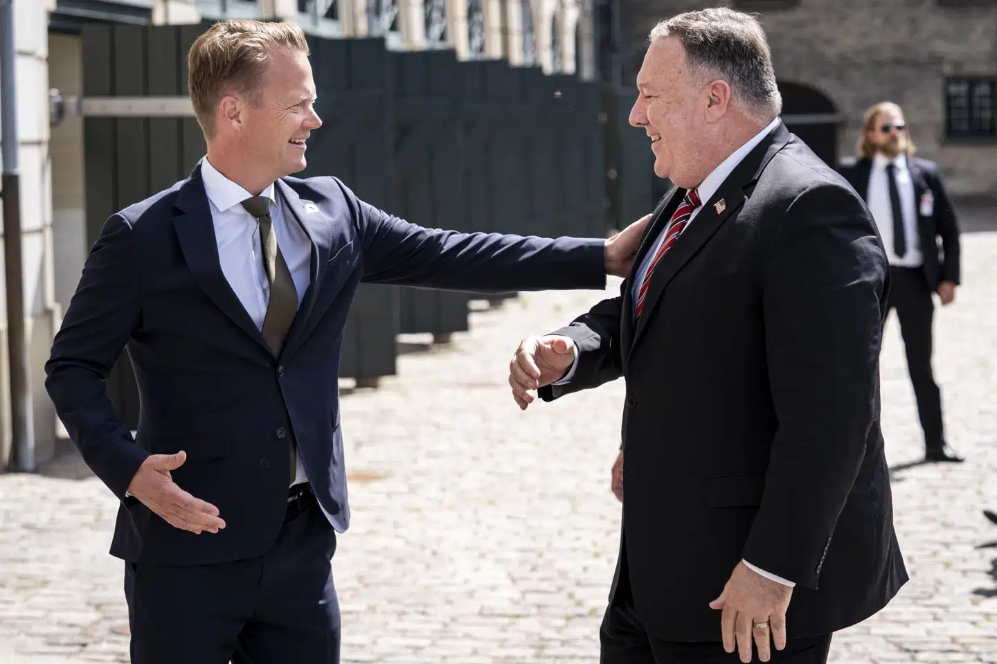Udenrigsminister Jeppe Kofod (S) og USA's pendant, Mike Pompeo, mødtes onsdag i København. Niels Christian Vilmann/Ritzau Scanpix