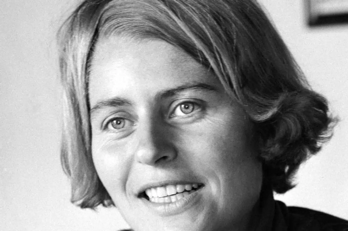 Lone Dybkjær fotograferet i 1974. Året forinden var hun blevet valgt til Folketinget.