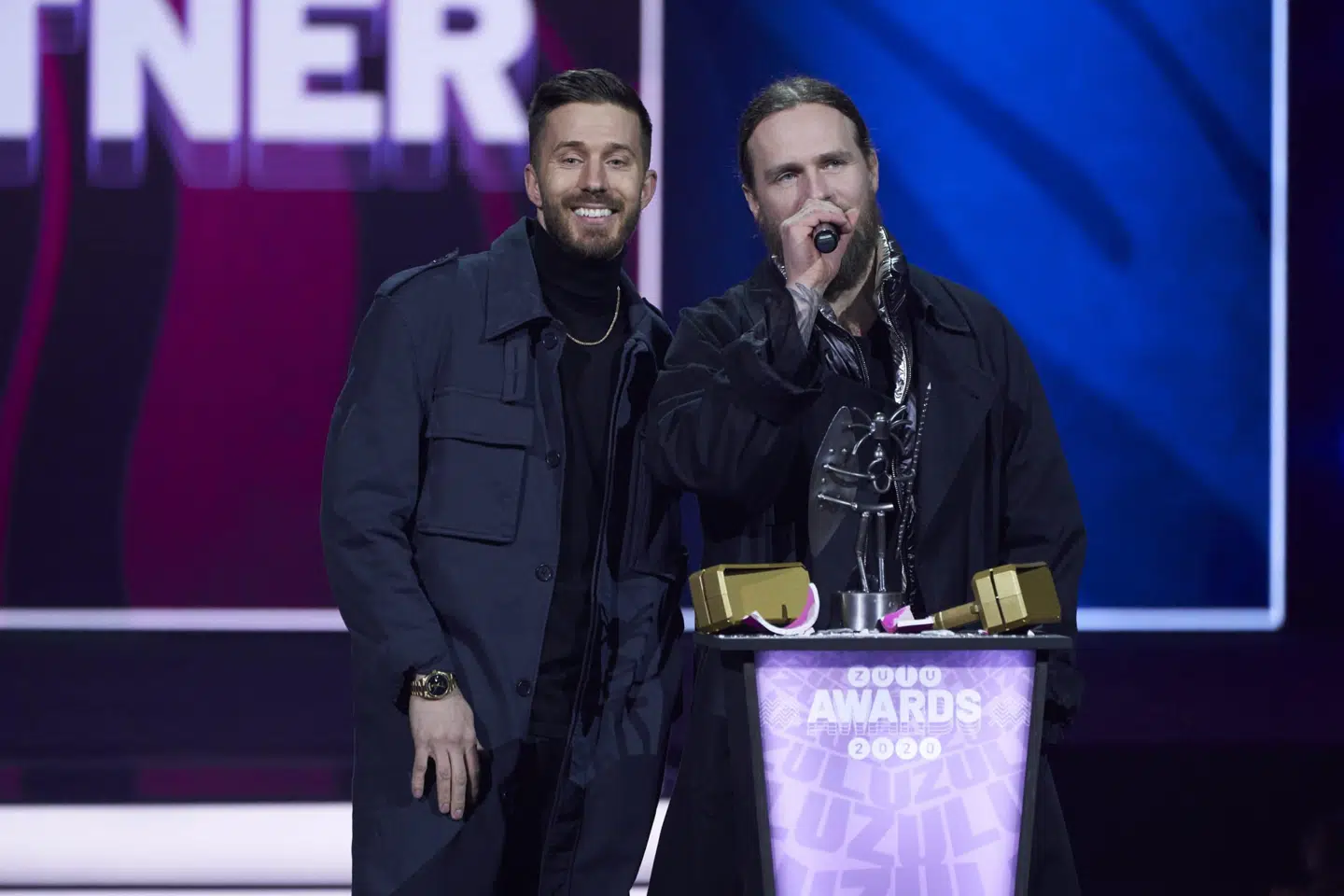 Nik & Jay vandt prisen som ‘Årets Kunstner’ til Zulu Awards 2020