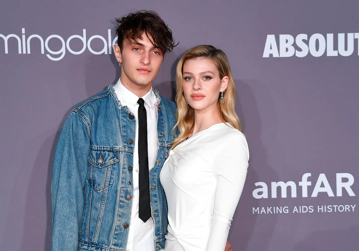 Nicola Peltz dannede tidligere par med modellen Anwar Hadid, som hun ses med her i 2018.
