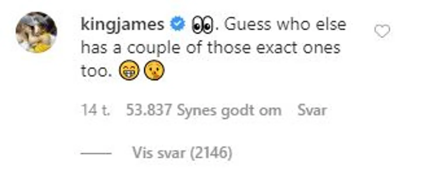 Lakers' LeBron James reagerede også på salget af det dyre samlekort.