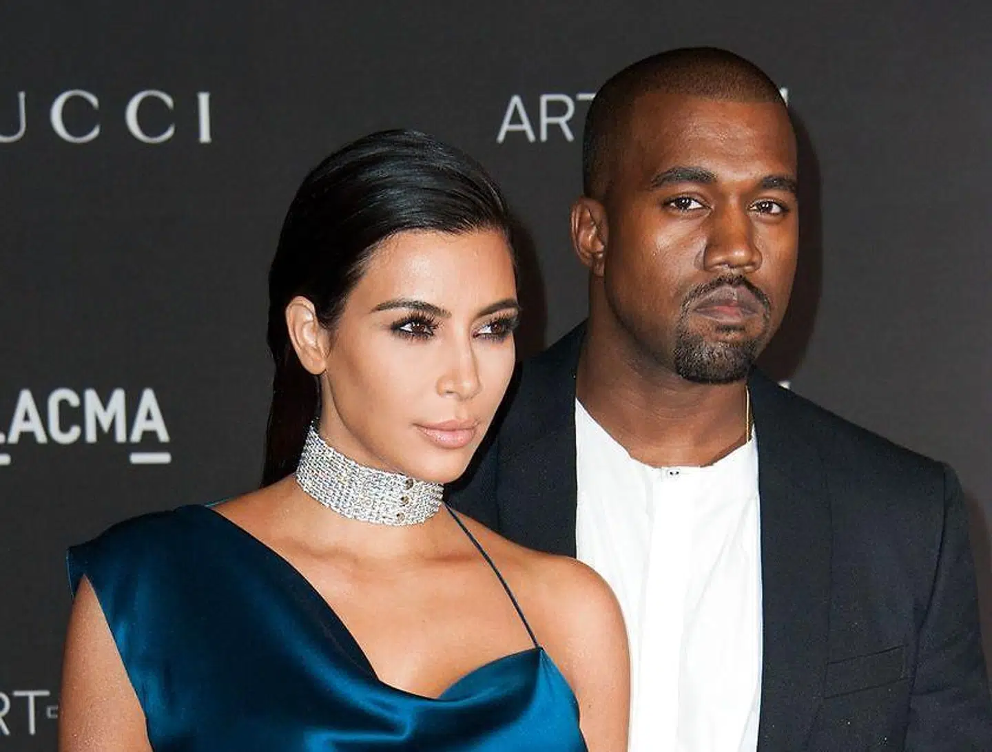 Kim Kardashian og Kanye West.