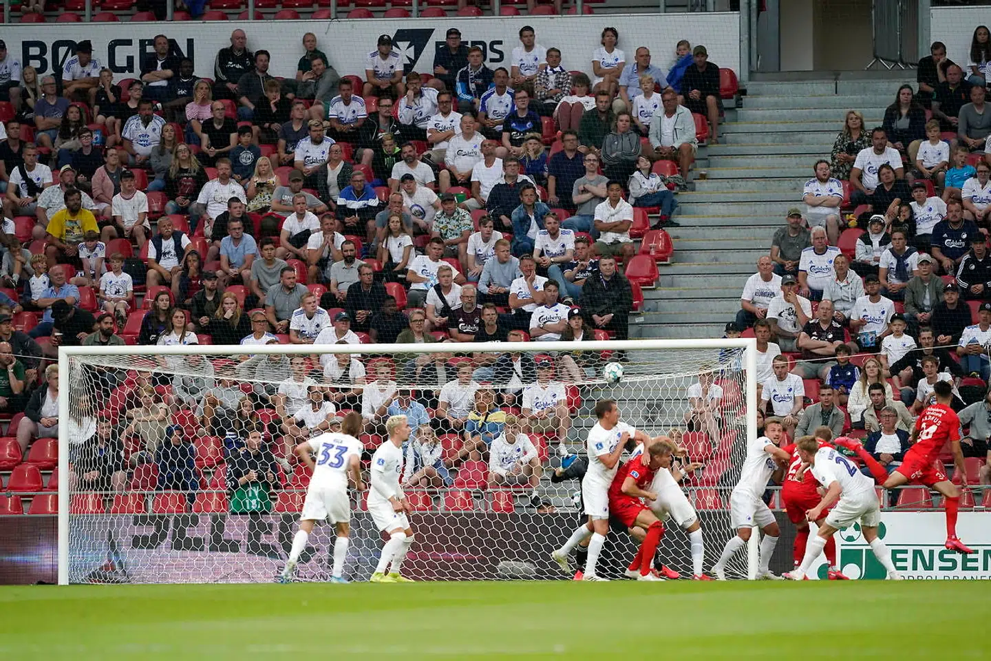 Superliga-kamp mellem FC København og AGF i Telia Parken i København, søndag den 19. juli 2020.