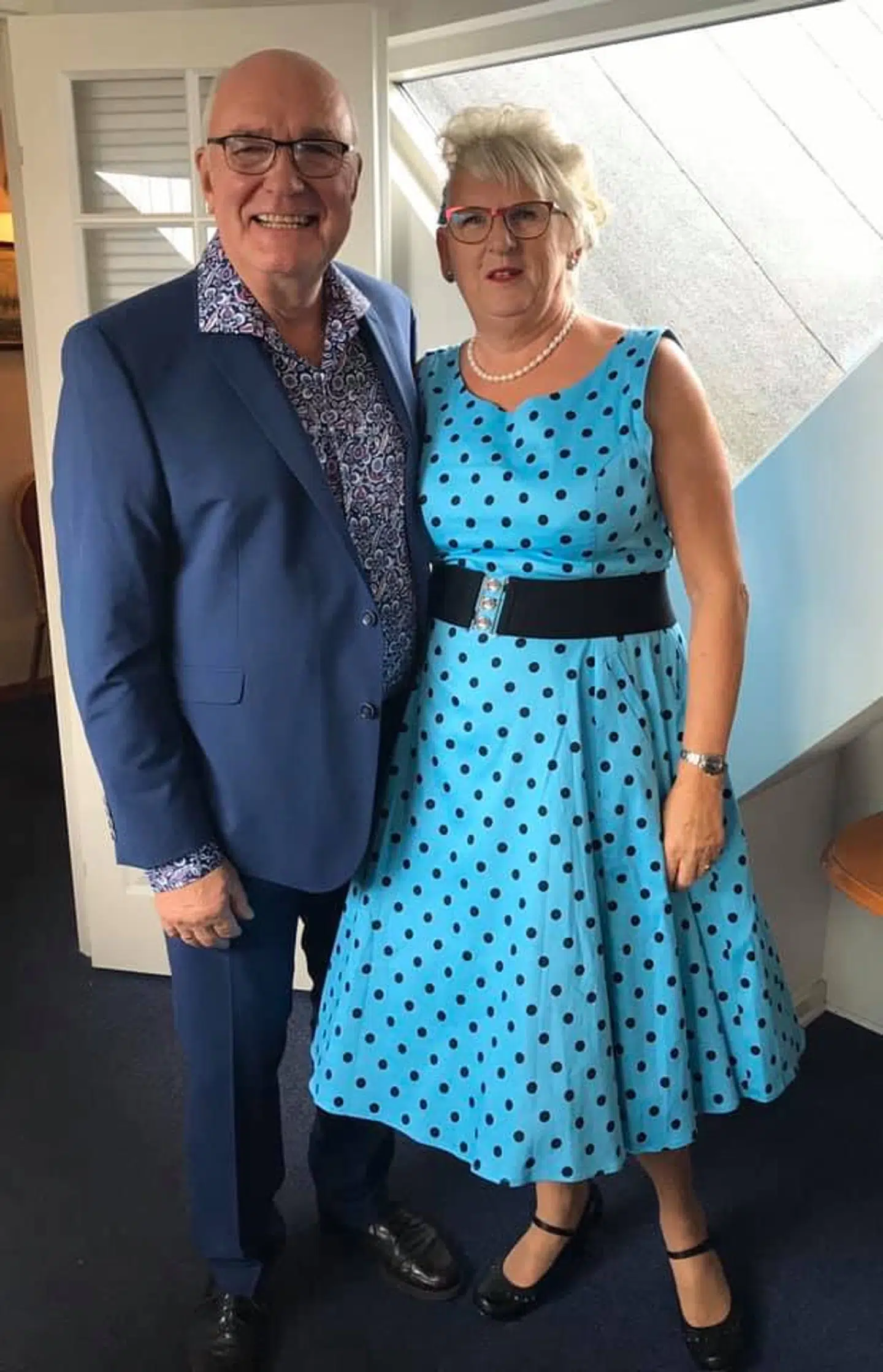 Lone og Arne Nielsen er her fotograferet i forbindelse med fejringen af deres sølvbryllup 15. oktober sidste år.