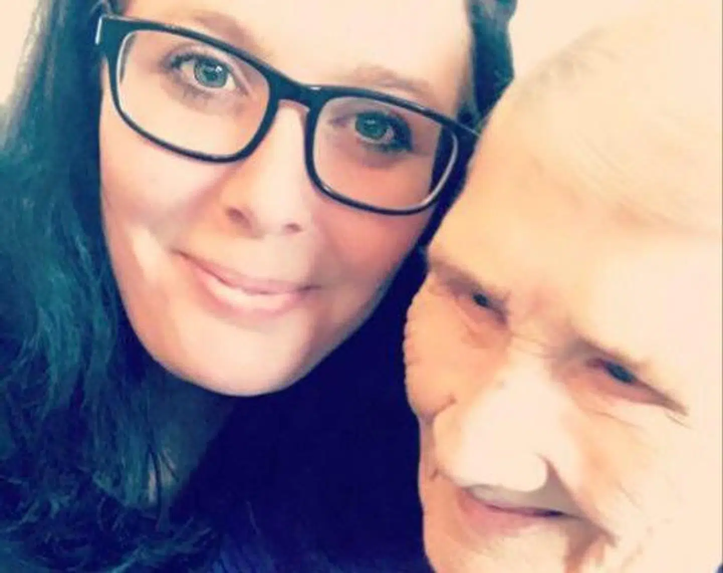 Charlotte og farmoren Else.