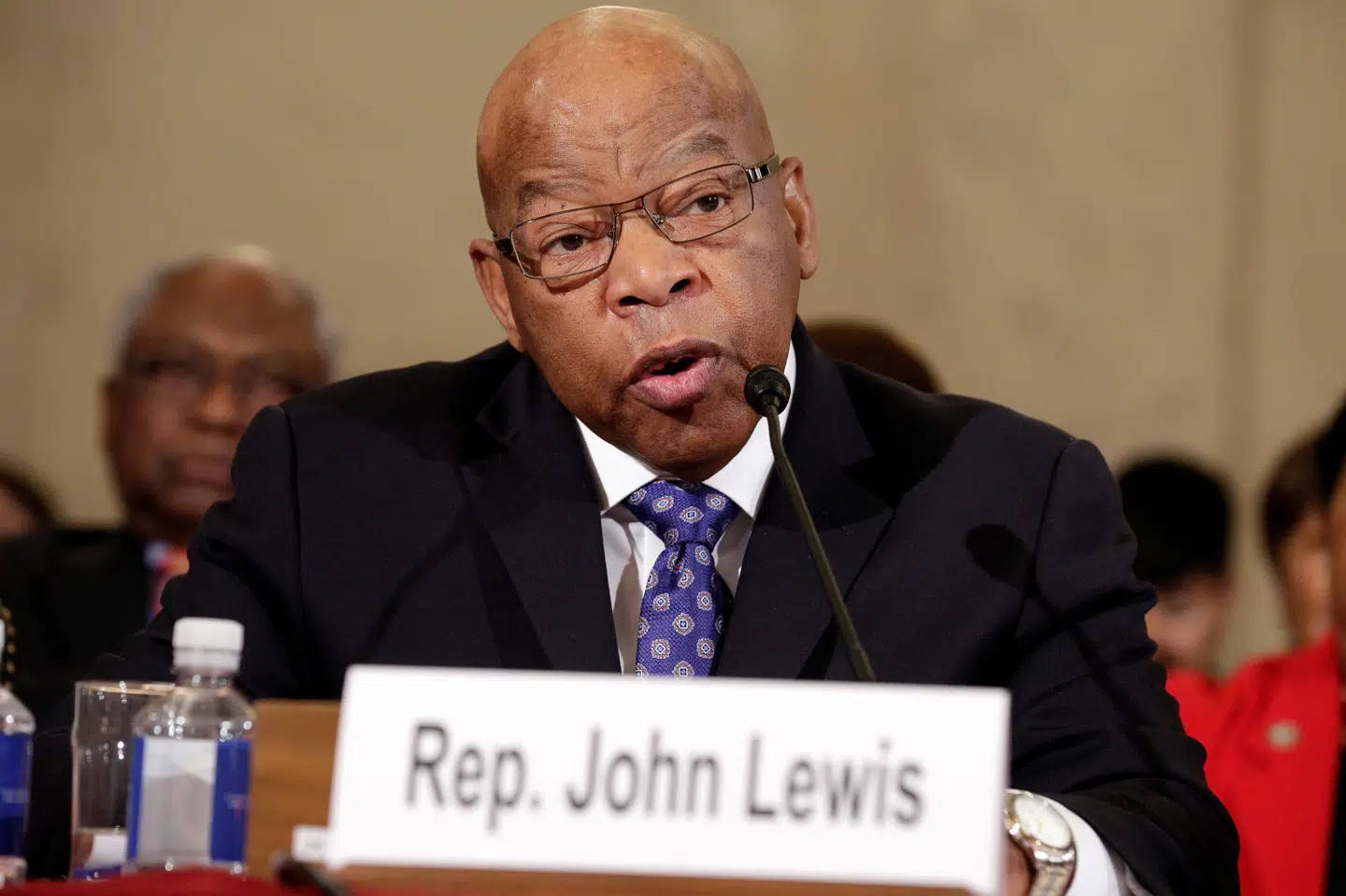 Den tidligere amerikanske politiker og borgerrettighedsforkæmper John Lewis er død. Han blev 80 år gammel. (Arkivfoto). Joshua Roberts/Reuters