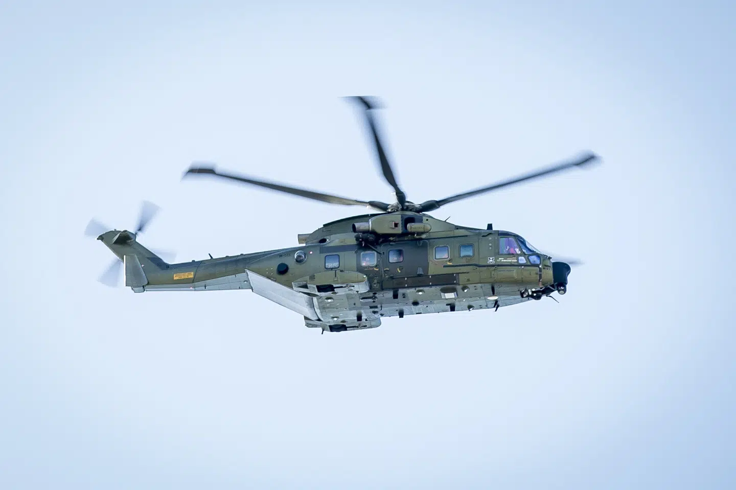 En helikopter nødlandede fredag eftermiddag i Nordhavn i København. (Arkivfoto) Mads Claus Rasmussen/Ritzau Scanpix