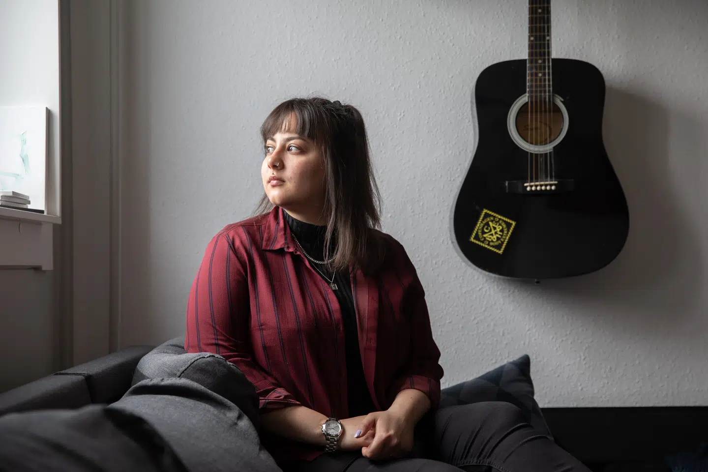 Det gør ondt på Katja Jensen, når hun tænker tilbage på de år, depressionen stjal fra hende (Foto: Jacob Crawfurd/Byrd)