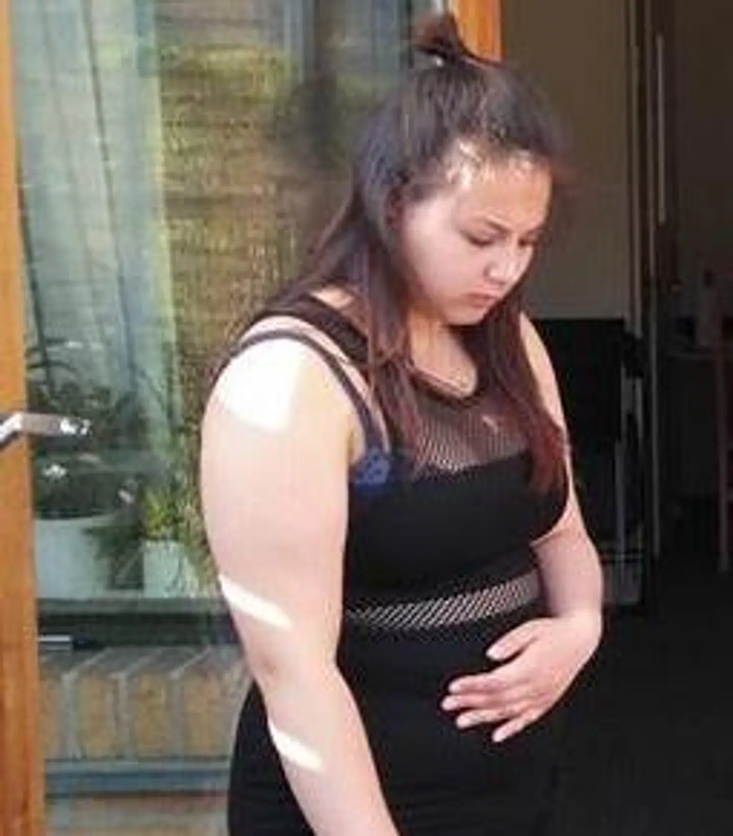 En af de bivirkninger, Katja Jensen oplevede, var en stor vægtøgning. (Privatfoto)