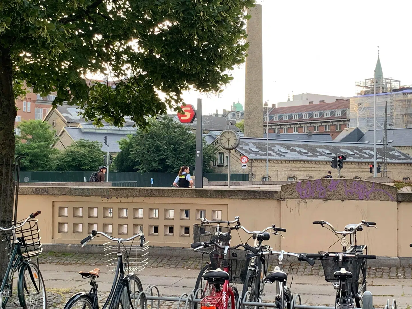 Betjent ved Vesterport.