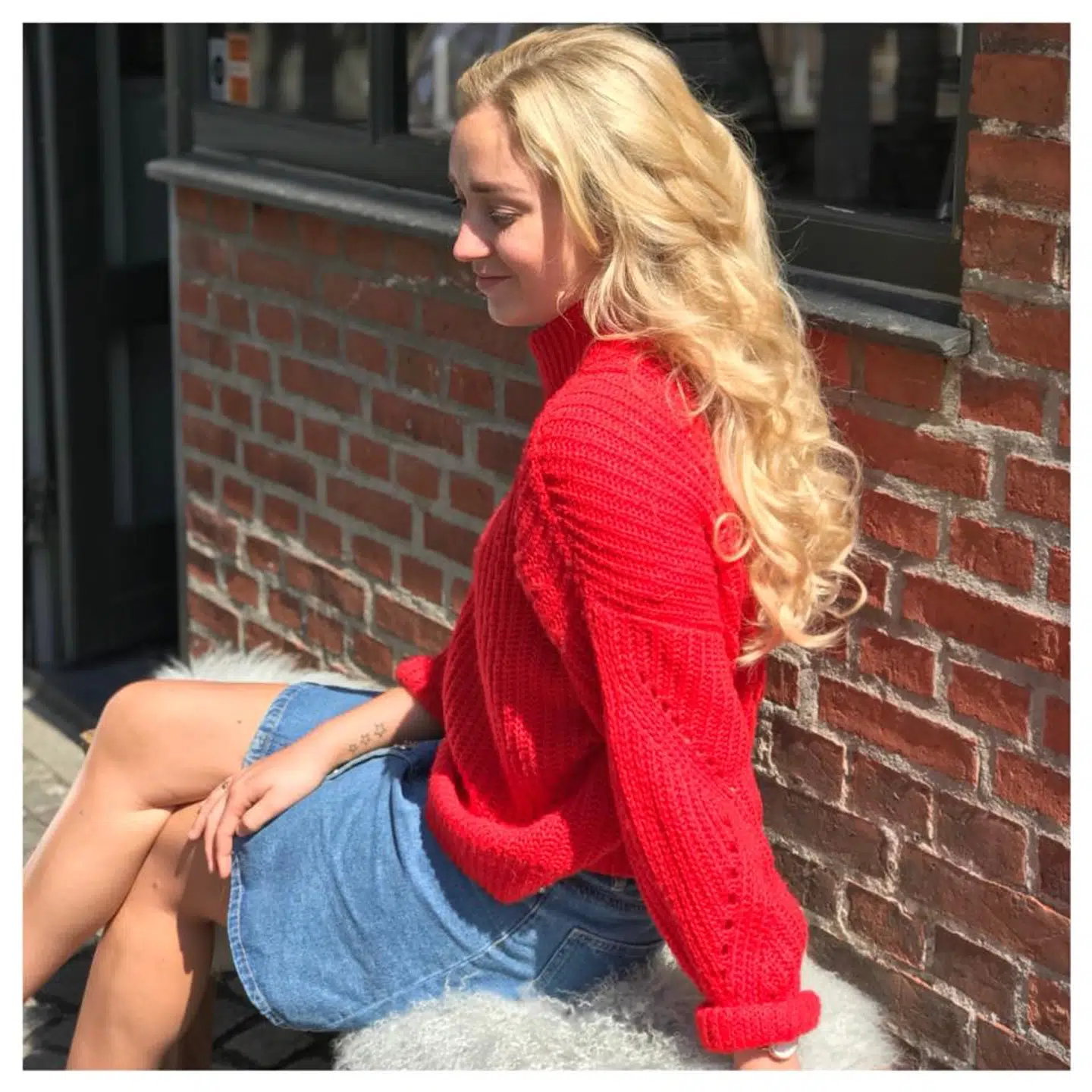 Cecilie Juul havde problemer med sin hukommelse og med at koncentrere sig efter sin blodprop, og det var en udfordring, da hun på daværende tidspunkt var under uddannelse som social- og sundhedsassistent. (Privatfoto)