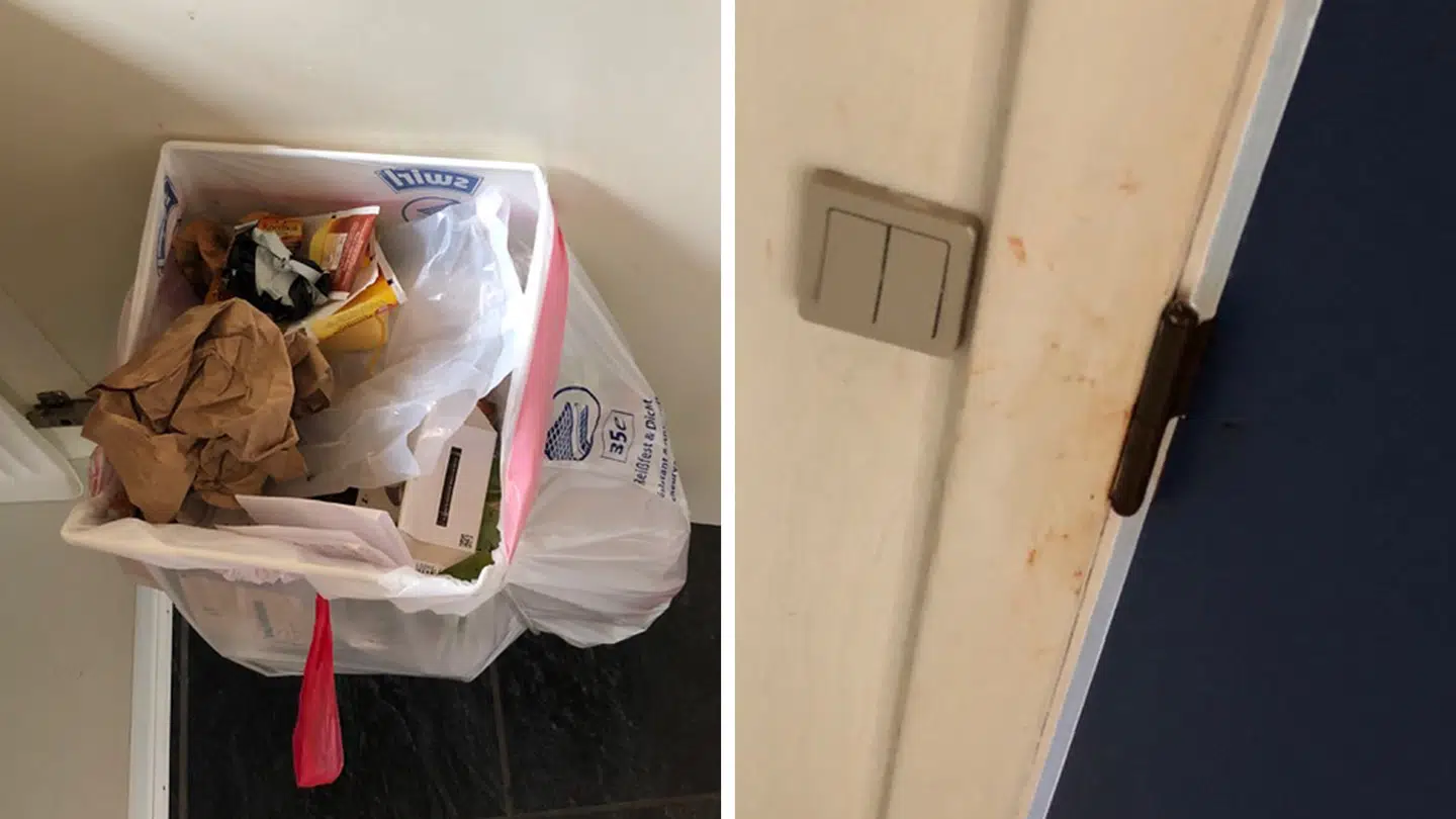 Det så ikke ud, som om der var gjort rent i sommerhuset.