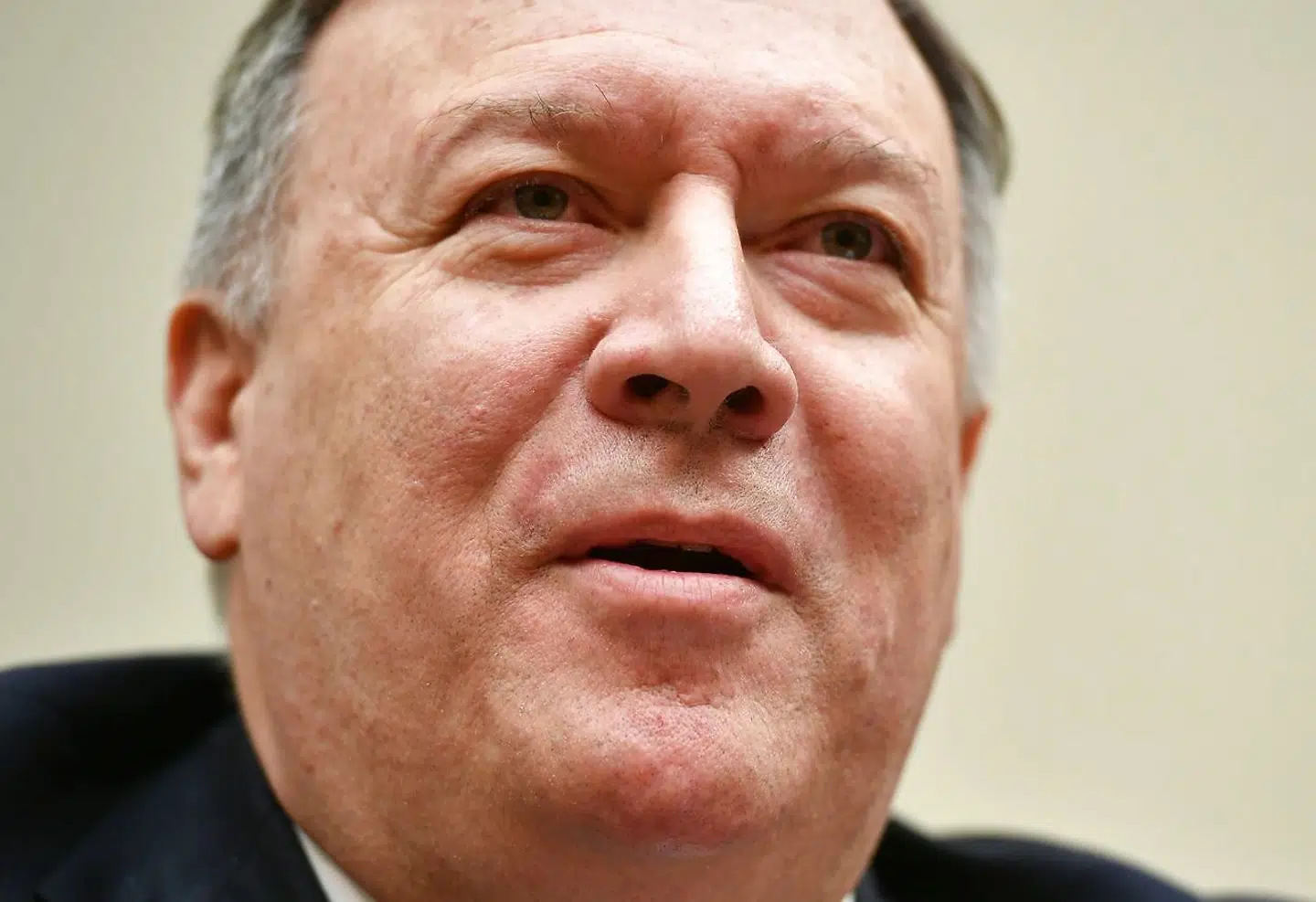 USAs udenrigsminister Mike Pompeo siger, at landet er ved at undersøge, om appen TikTok skal forbydes. (Photo by MANDEL NGAN / AFP)