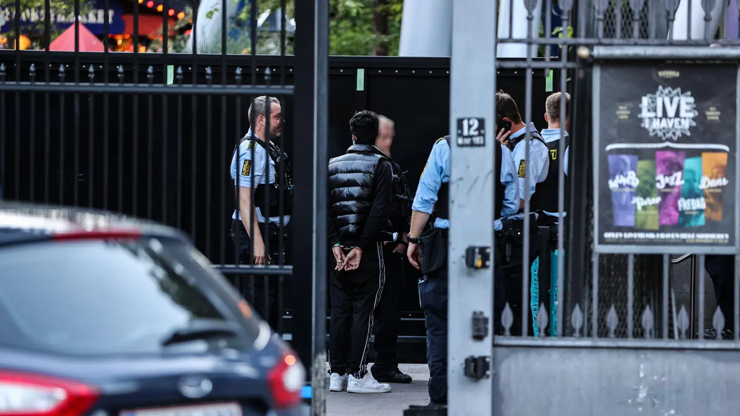 To unge mænd gik rundt med legetøjspistol i Tivoli. Foto. Steven K./Byrd