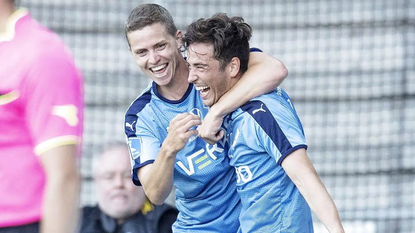 Vito Hammershøy-Mistrati scorede hattrick i seneste Superliga-kamp.