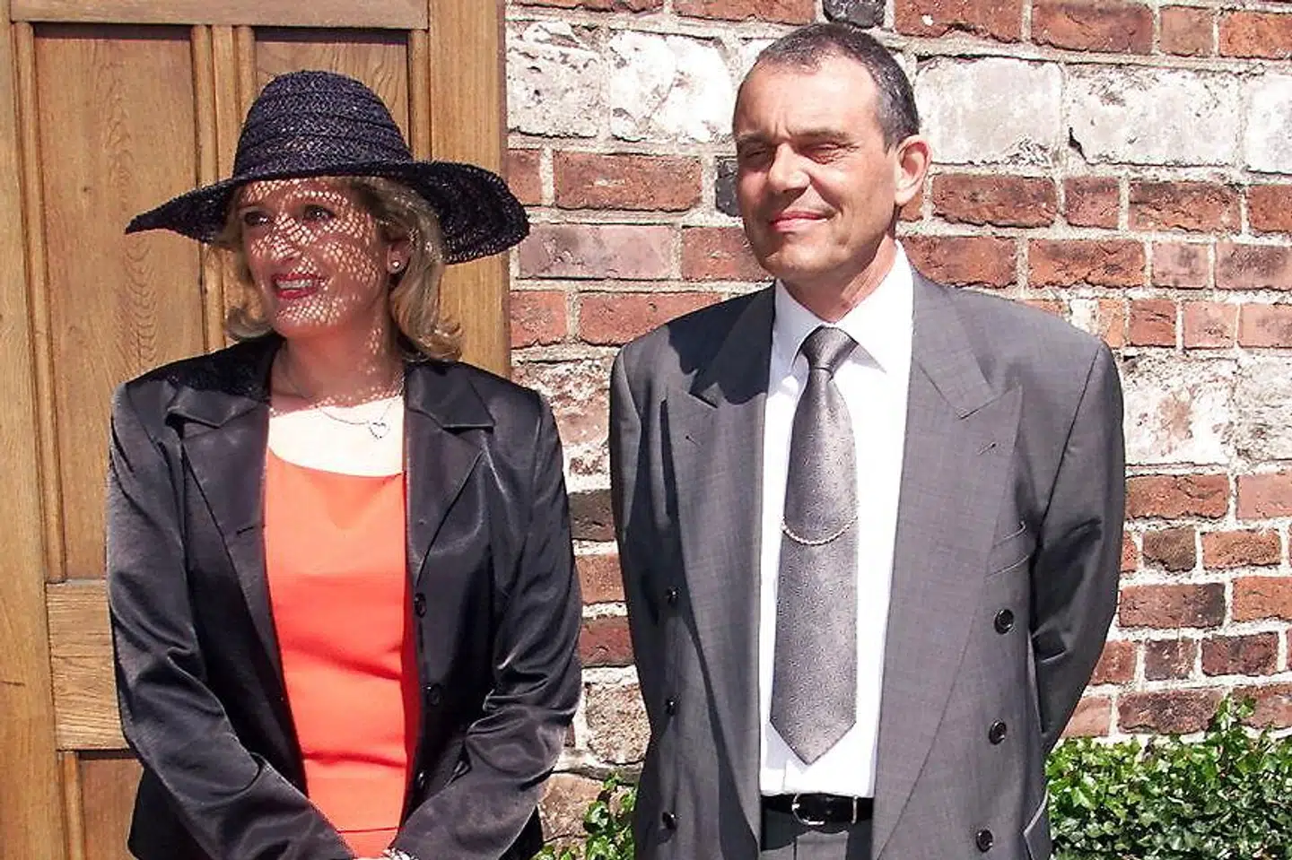 Karsten Ree fotograferet med sin ekskone Vivian, som han har sønnerne Oliver og Wiliam med.