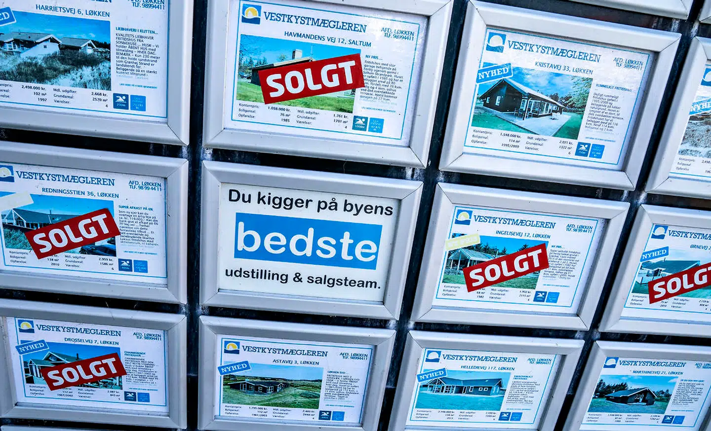 Der er rift om både huse, lejligheder og sommerhuse, og selv om salgsaktiviteten faldt i august i år, er boligøkonomer og realkreditinstitutter fortsat optimistiske og tror på, at 2020 bliver et rekordår. Arkivfoto: Henning Bagger/Ritzau Scanpix