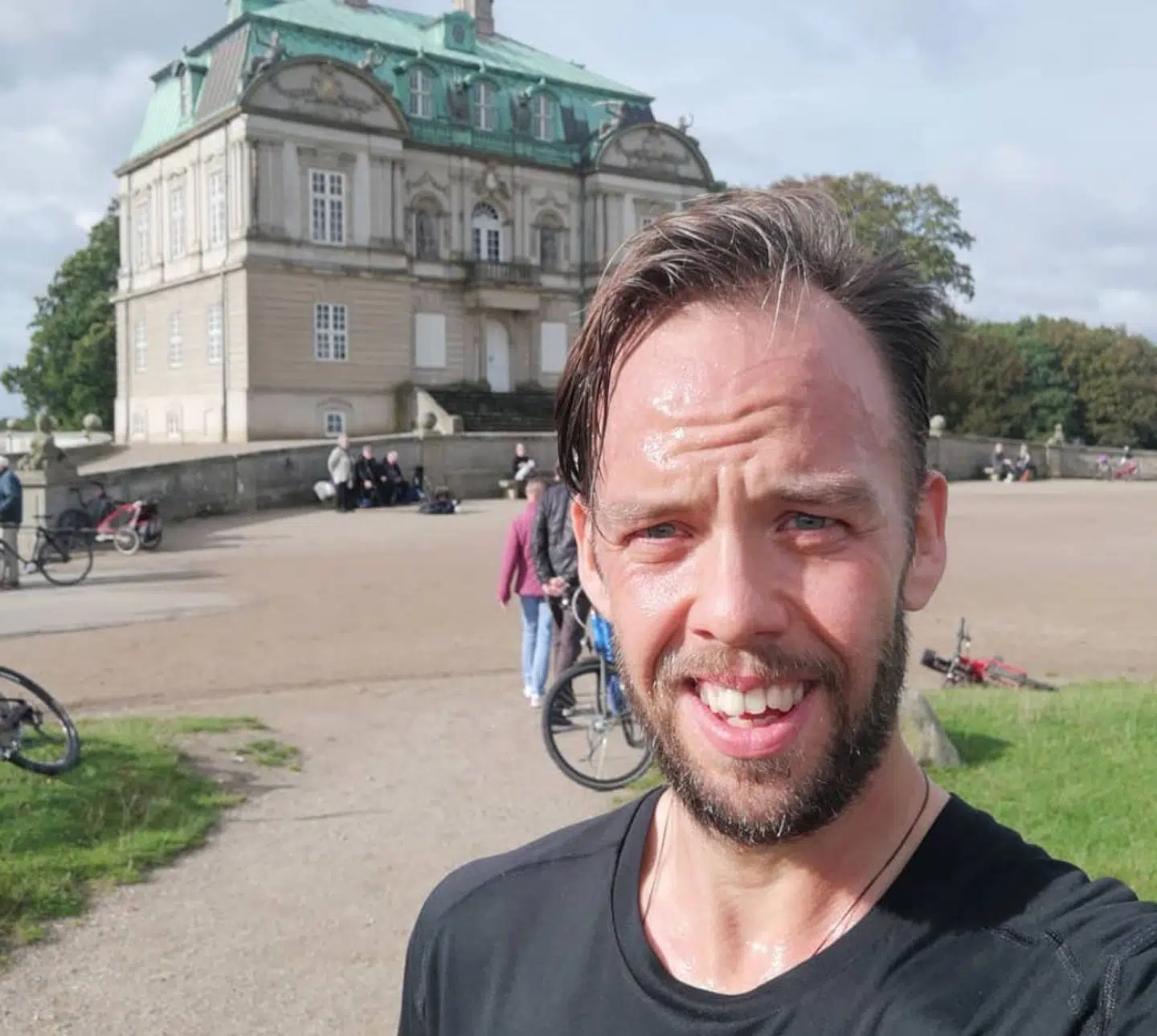 Martin Alber har nået en vægt, hvor han har det godt, men han kunne godt tænke sig at få endnu flere muskler på kroppen, og det kræver motion (Privatfoto)