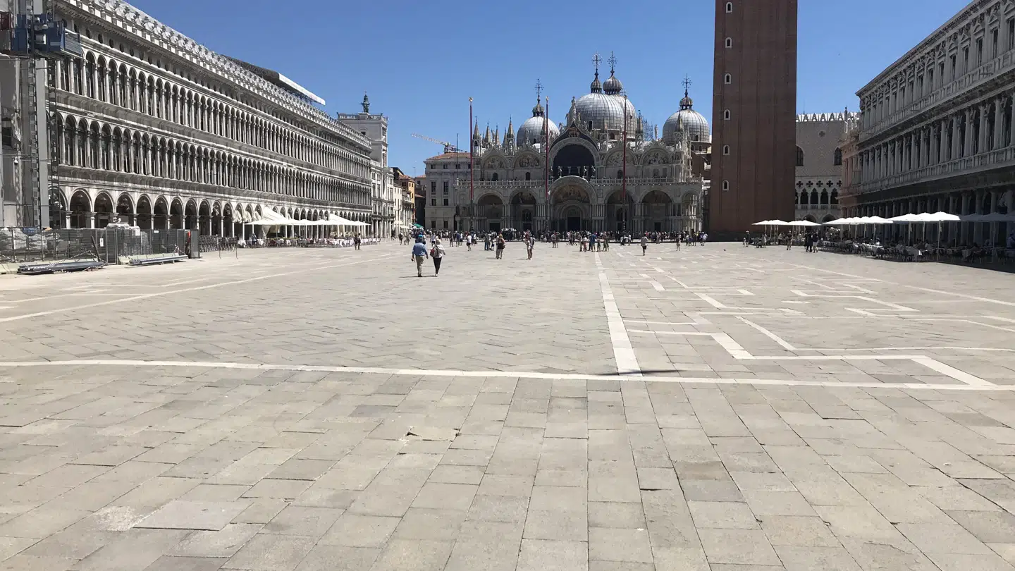 I Venedig er der helt mennesketomt. Foto: Privat
