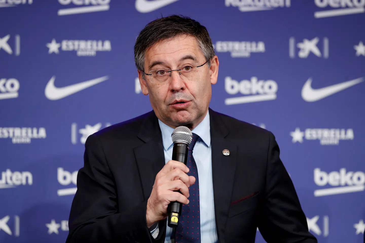 Josep Maria Bartomeu har været Barcelona-præsident siden 2014. (Arkivfoto) Albert Gea/Reuters