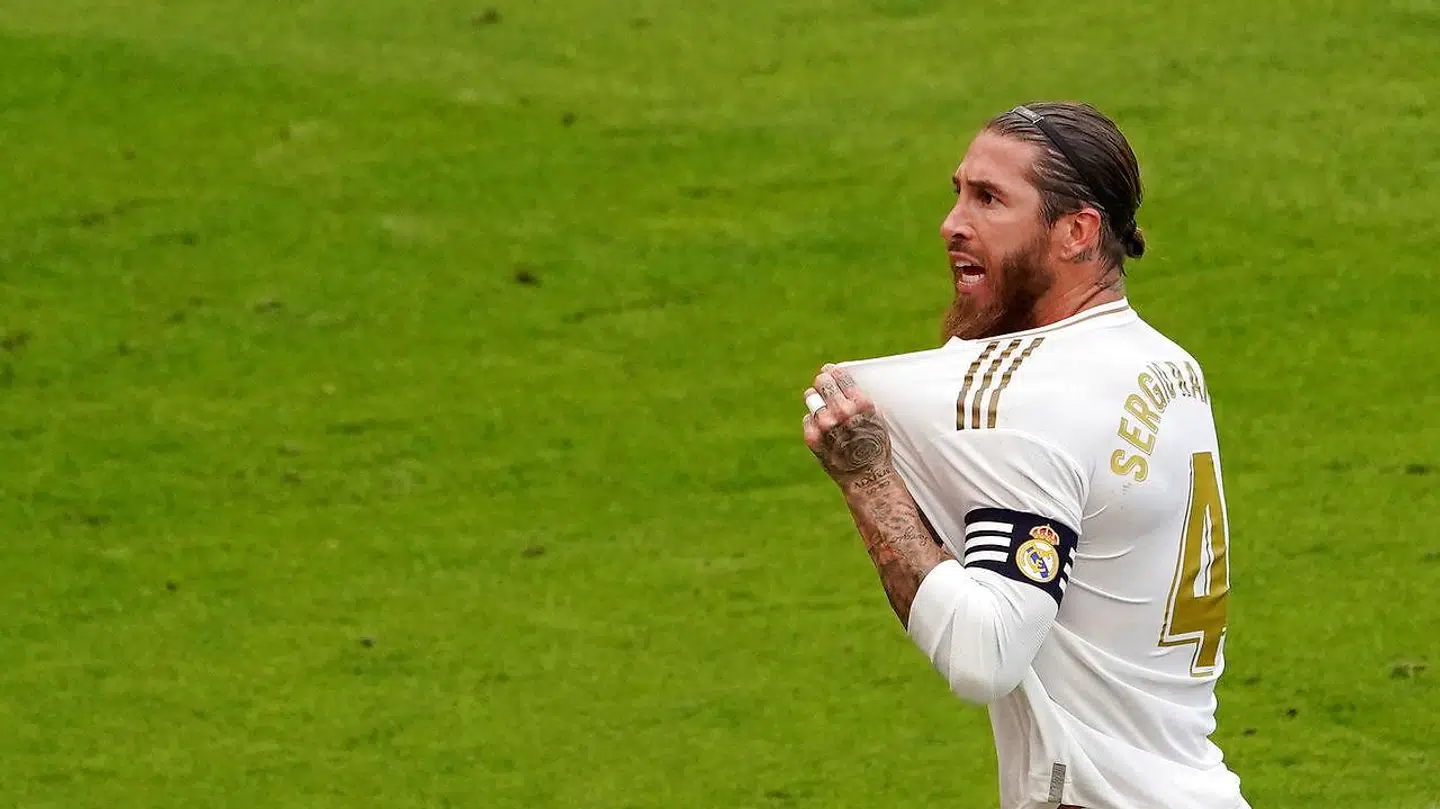 Sergio Ramos sikrede Real Madrid tre vigtige point med sin scoring søndag.