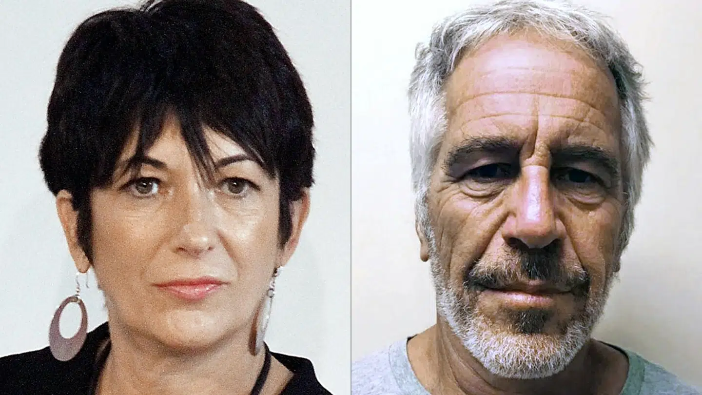Ghislaine Maxwell og Jeffrey Epstein.