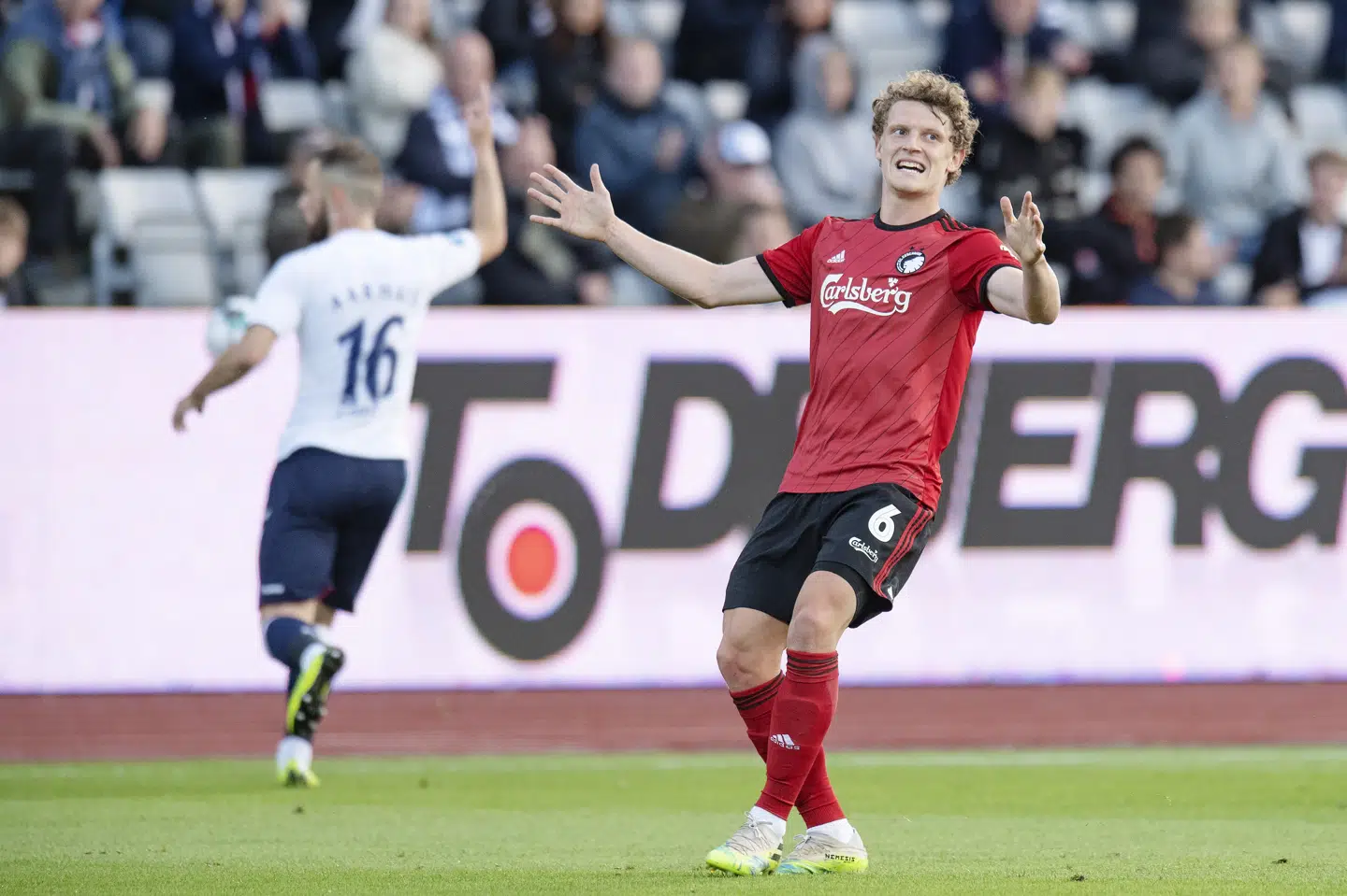 FC Københavns Jens Stage vil ikke være statist i FC Midtjyllands guldfest på torsdag. Bo Amstrup/Ritzau Scanpix