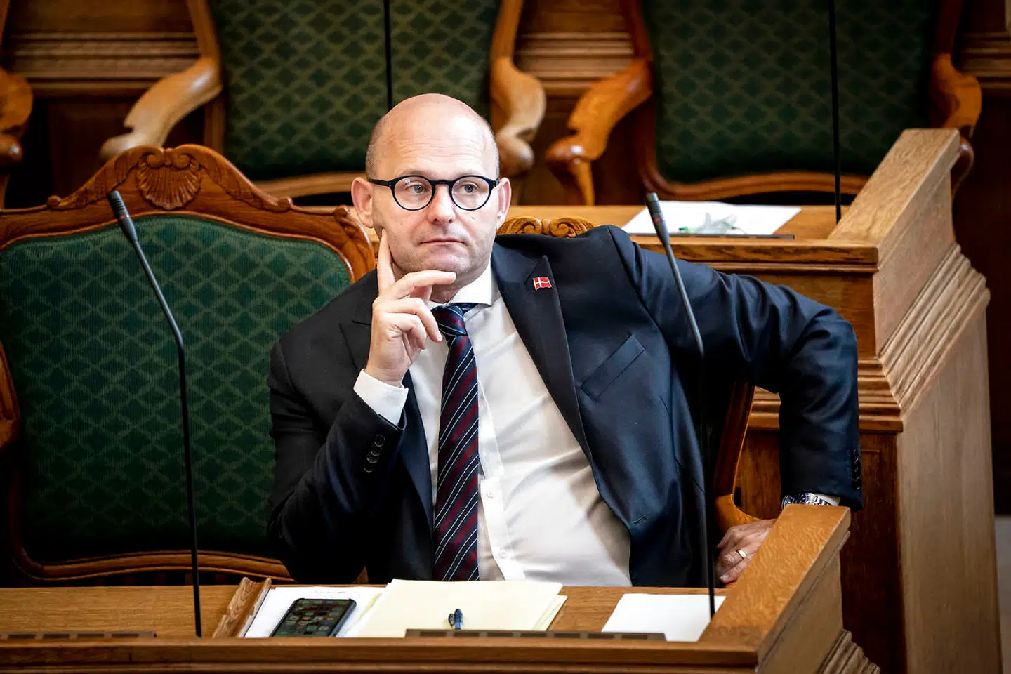 Søren Pape Poulsen (C) under afslutningsdebat i Folketinget på Christiansborg i København 22. juni 2020. De Konservative blev fordoblet ved sidste valg.