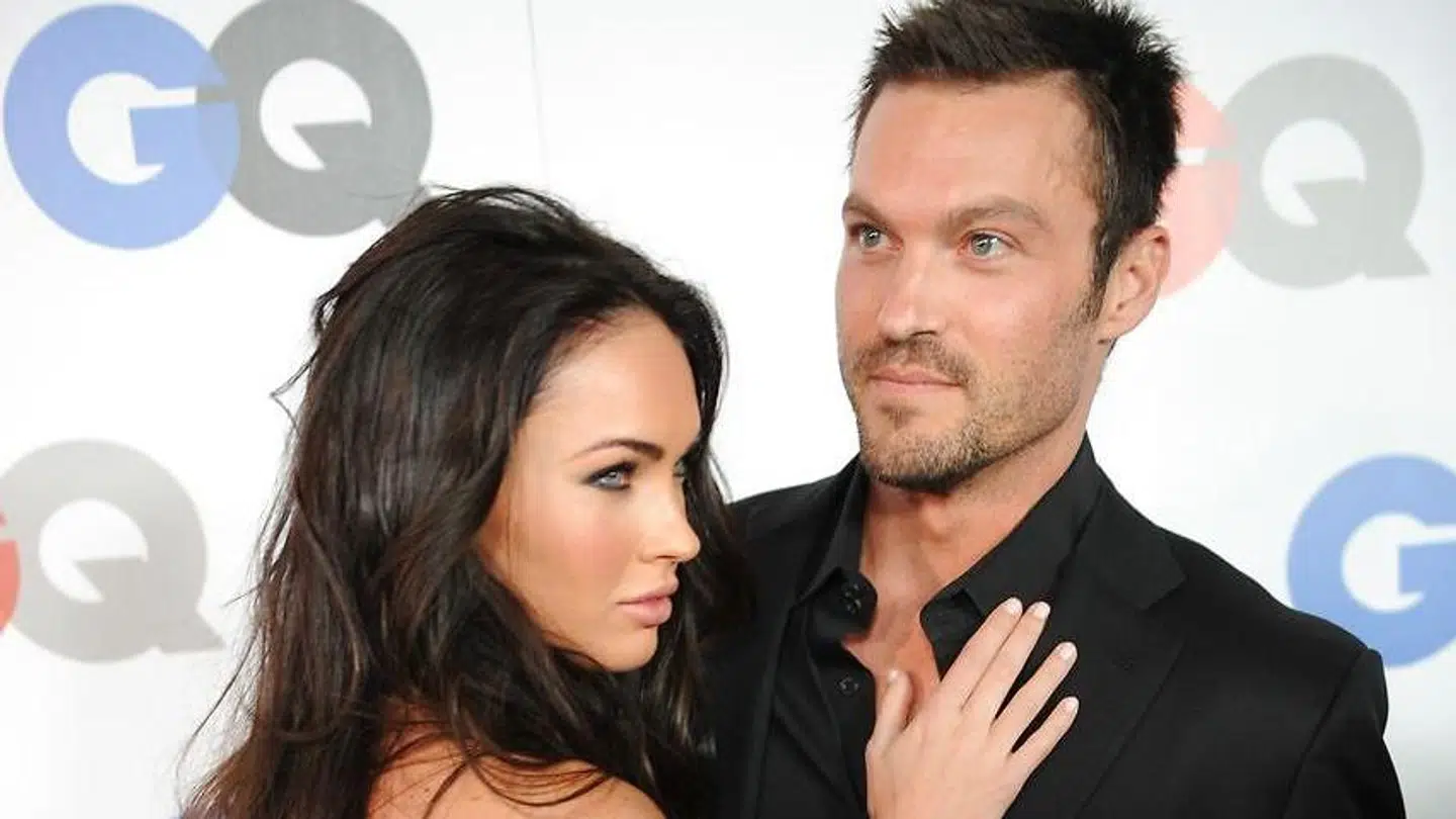 Arkivfoto af Brian Austin Green med ekskonen Megan Fox.