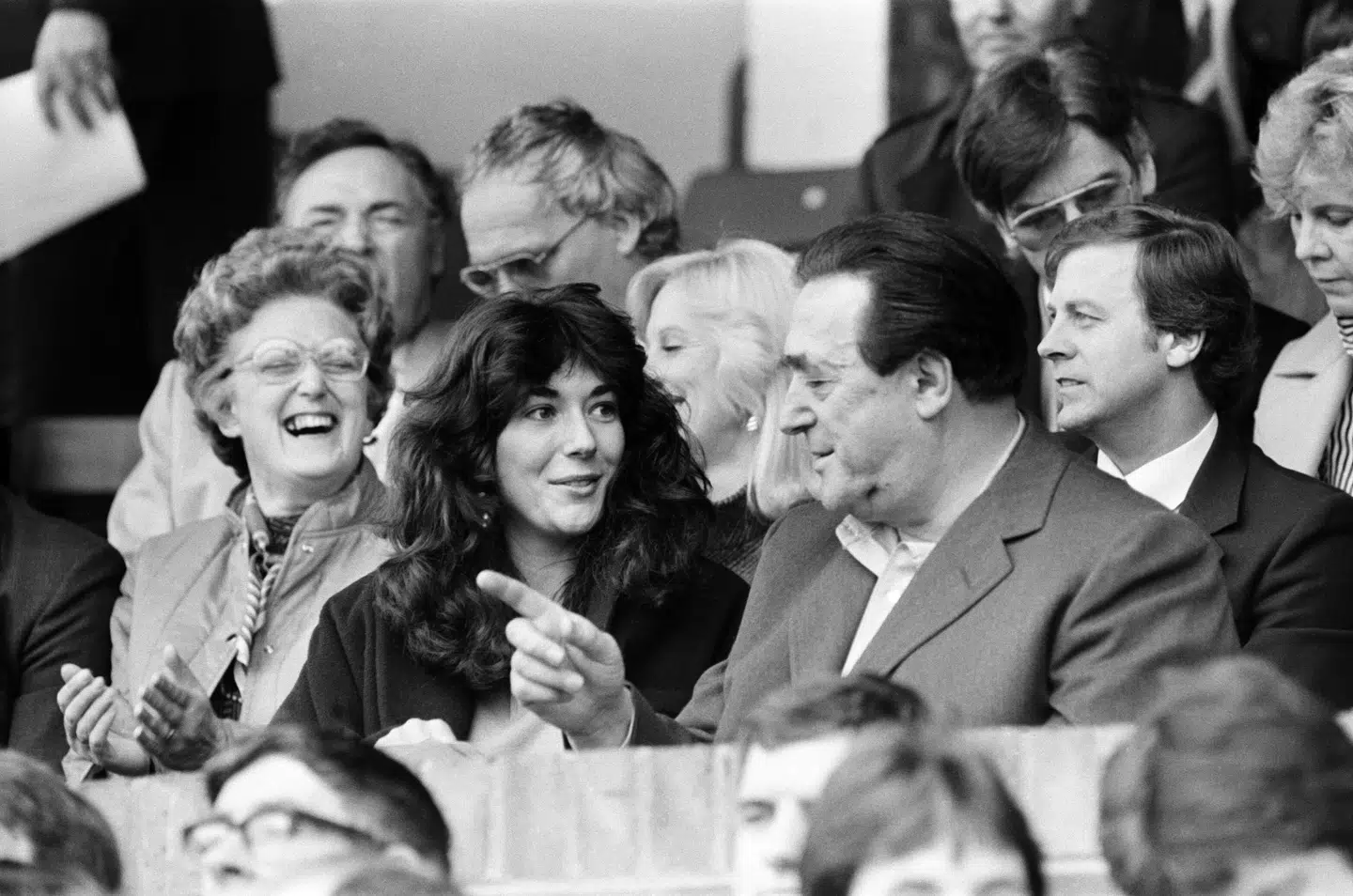 En ung Ghislaine Maxwell med sin elskede far Robert Maxwell.