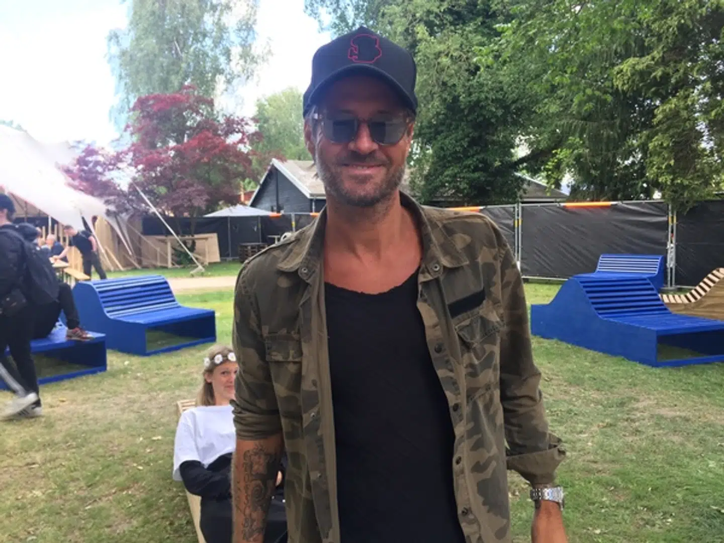 Frederik Fetterlein spottet i mediebyen, Roskilde 2019.