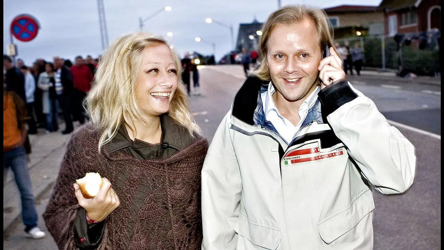 Maria Montell og Tomas Villum Jensen til en Rolling Stones-koncert i Horsens.