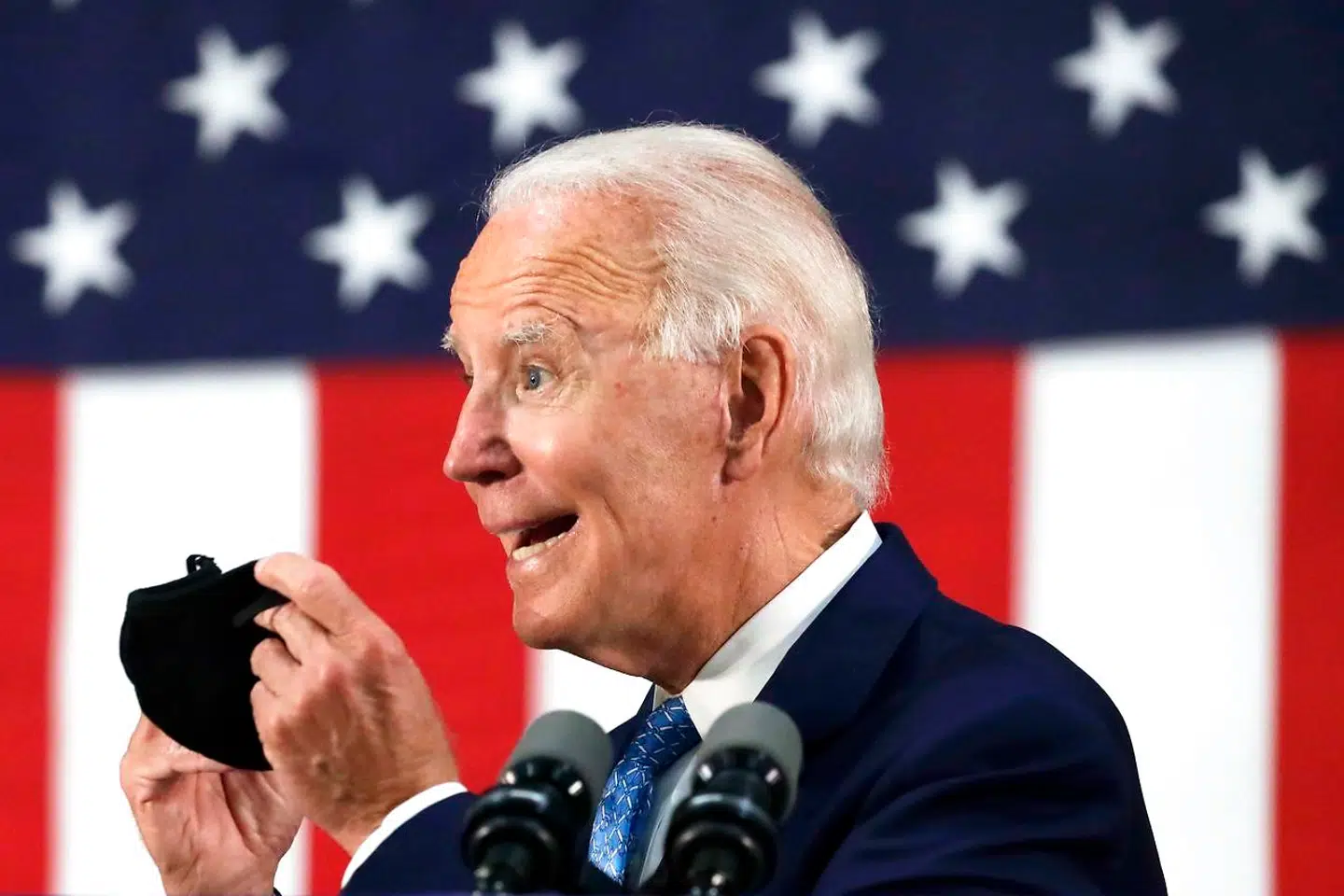 Joe Biden er 77 år.