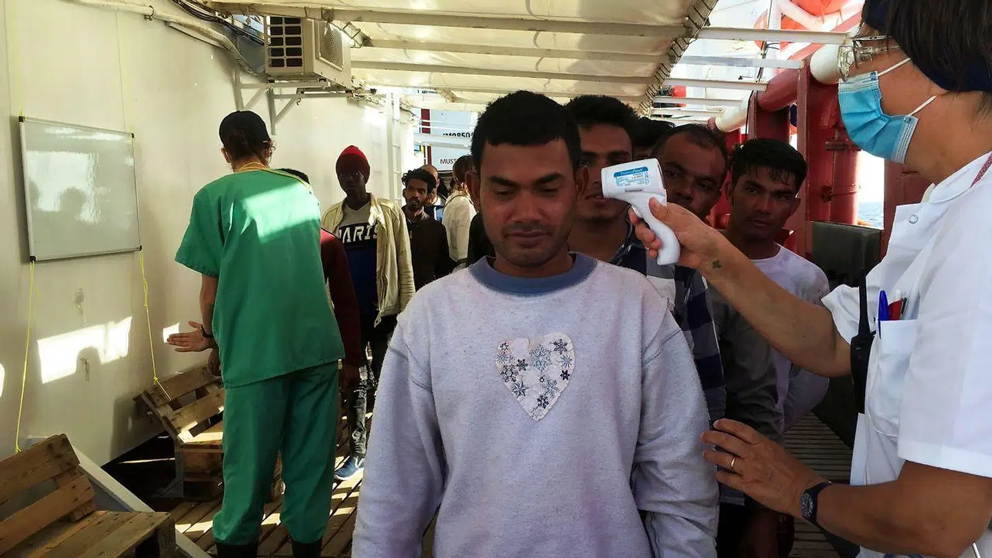 'Ocean Viking'. Billedet her er fra den 25. juni.