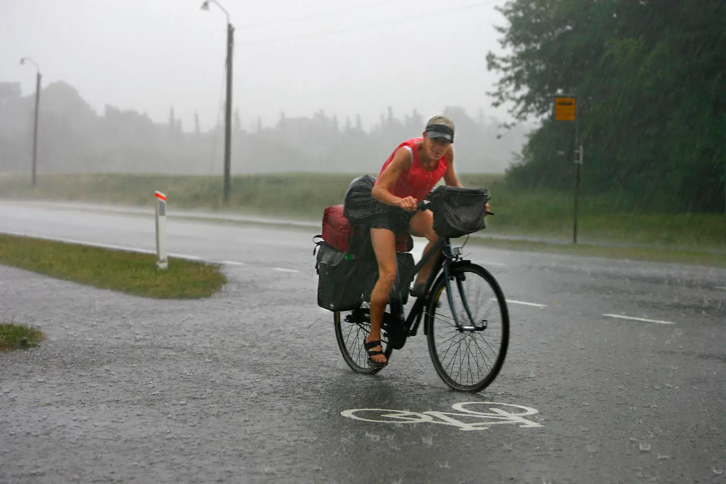 Regn med byger, de kommende dage.