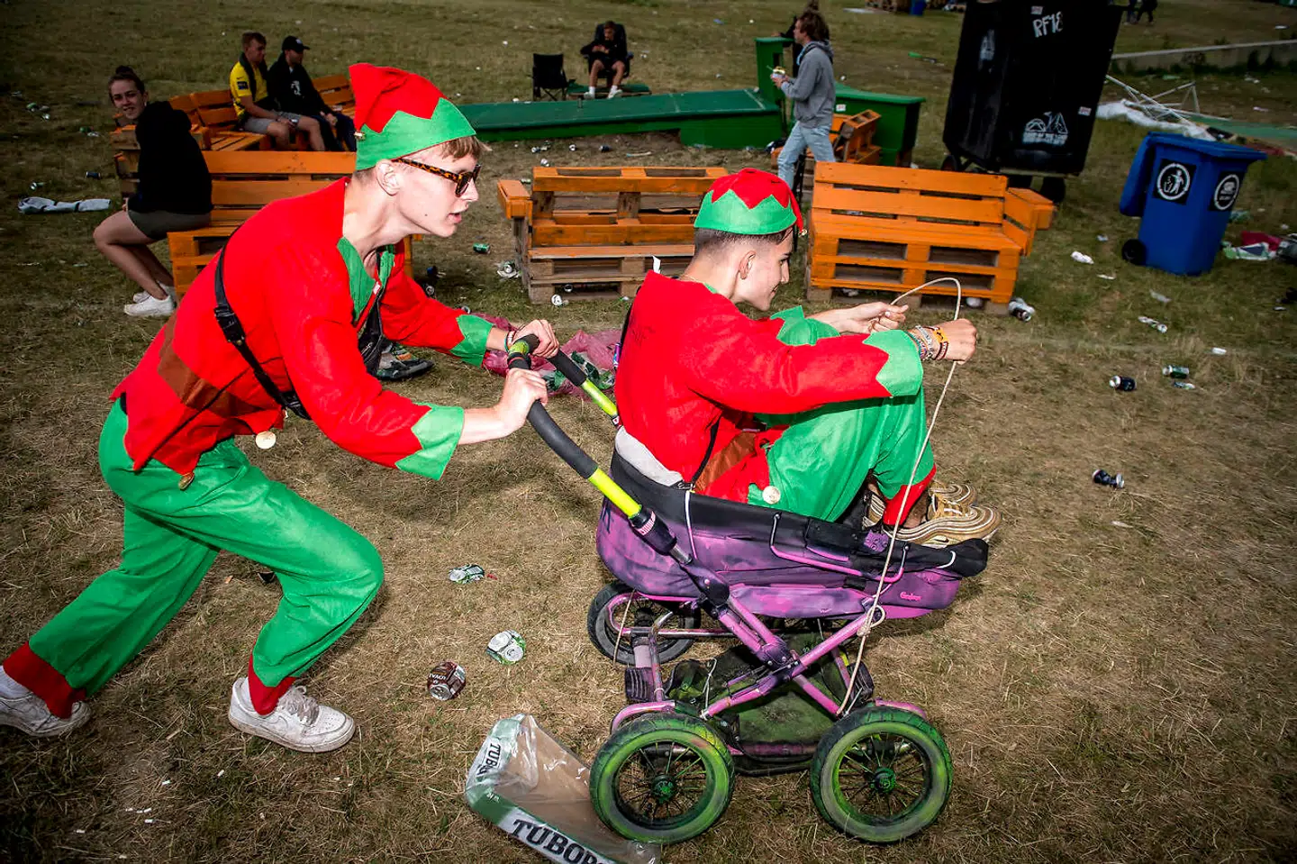 Campingområdet på Roskilde Festival 2019.
