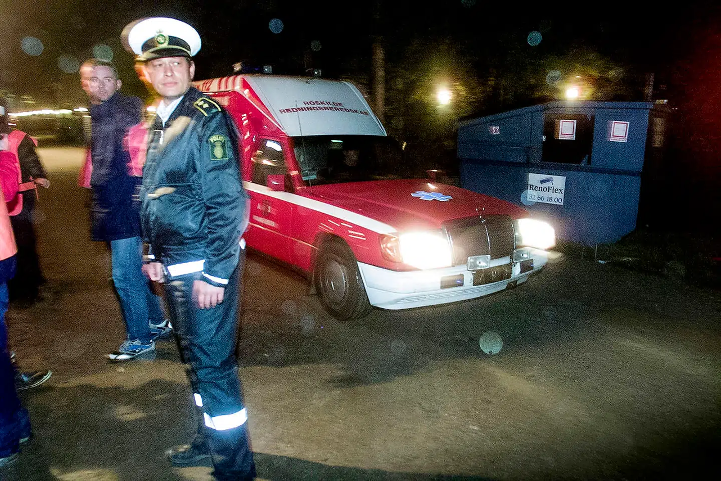 Roskilde Festivalen blev i 2000 afholdt fra 29. juni til 2. juli. Roskilde oplevede sin første store ulykke sent om aftenen fredag 30. juni 2000 kl ca 23.30, da 9 mennesker omkom foran Orange Scene under en koncert med Pearl Jam. Umiddelbart /Kort efter ulykken.. (Foto: Nils Meilvang/Ritzau Scanpix)