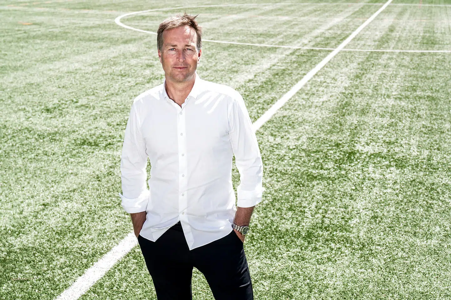 Landstræner Kasper Hjulmand i Brøndby, tirsdag den 2. juni 2020.. (Foto: Niels Christian Vilmann/Ritzau Scanpix)