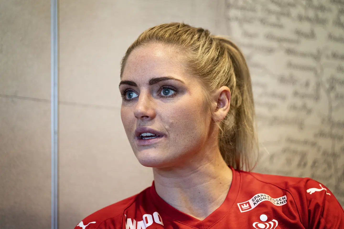 Håndboldspiller Sarah Iversen skal være mod til januar. (Arkivfoto) Ida Guldbæk Arentsen/Ritzau Scanpix