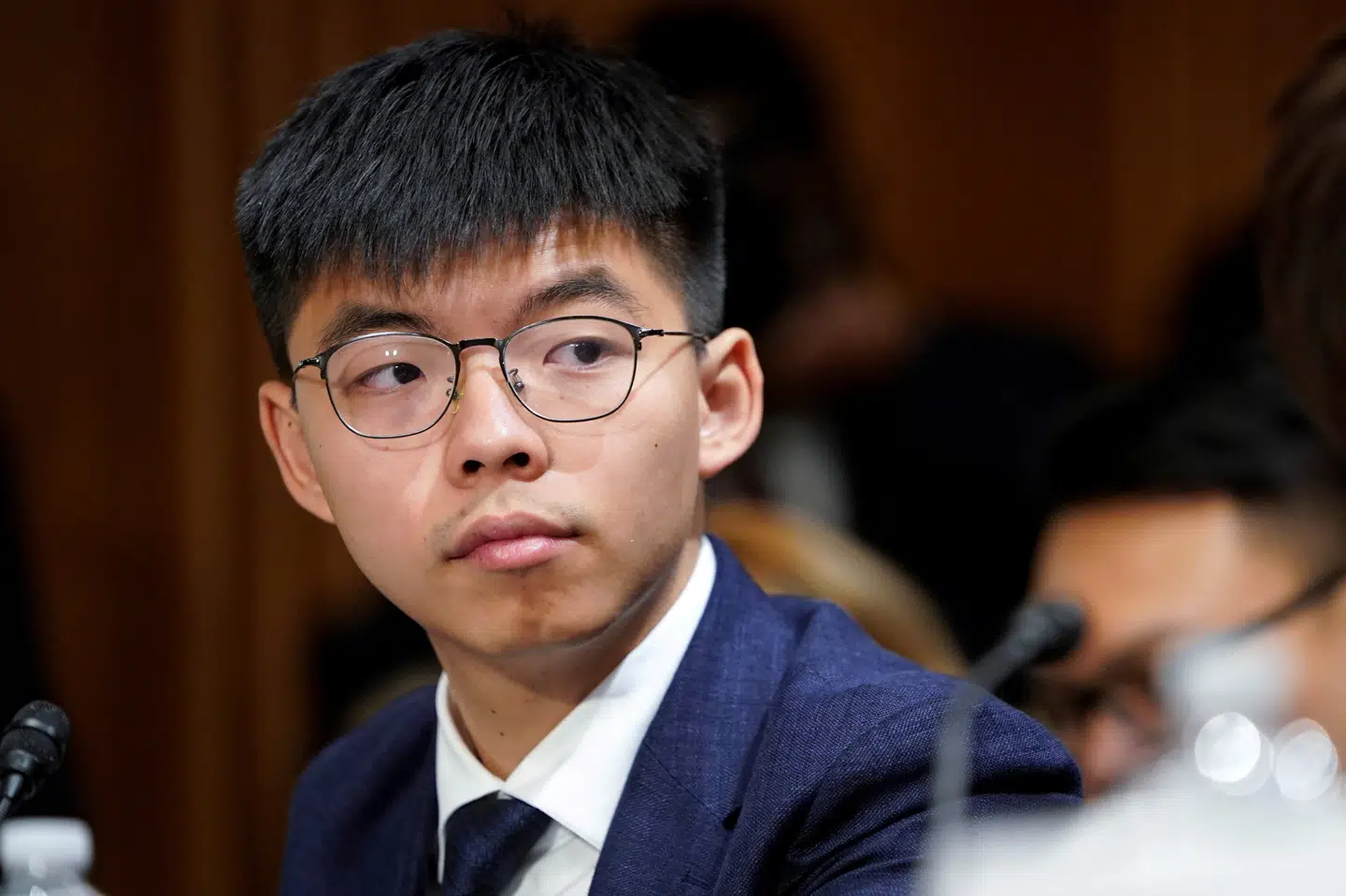 23-årige Joshua Wong har været en af de mest fremtrædende stemmer i Hongkongs prodemokratiske bevægelse. (Arkivfoto) Joshua Roberts/Reuters