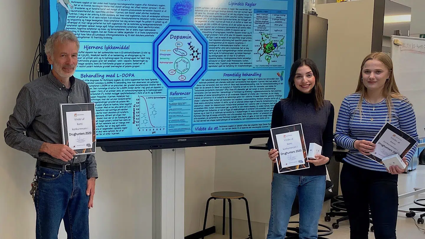 Yasmin El Youssef vandt sammen med makkeren Hannah Panton konkurrencen Drug Hunters.