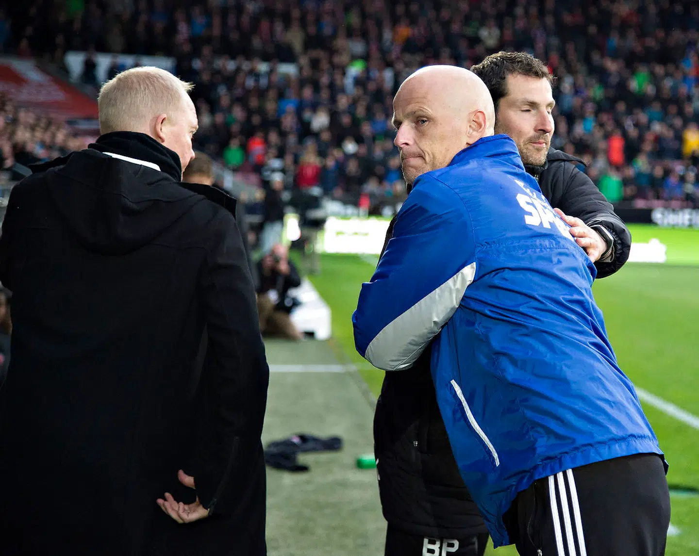 Ståle Solbakken og Brian Priske er nu rivaler i FCK og FC Midtjylland, men tidligere var Priske Solbakkens assistent i FCK.