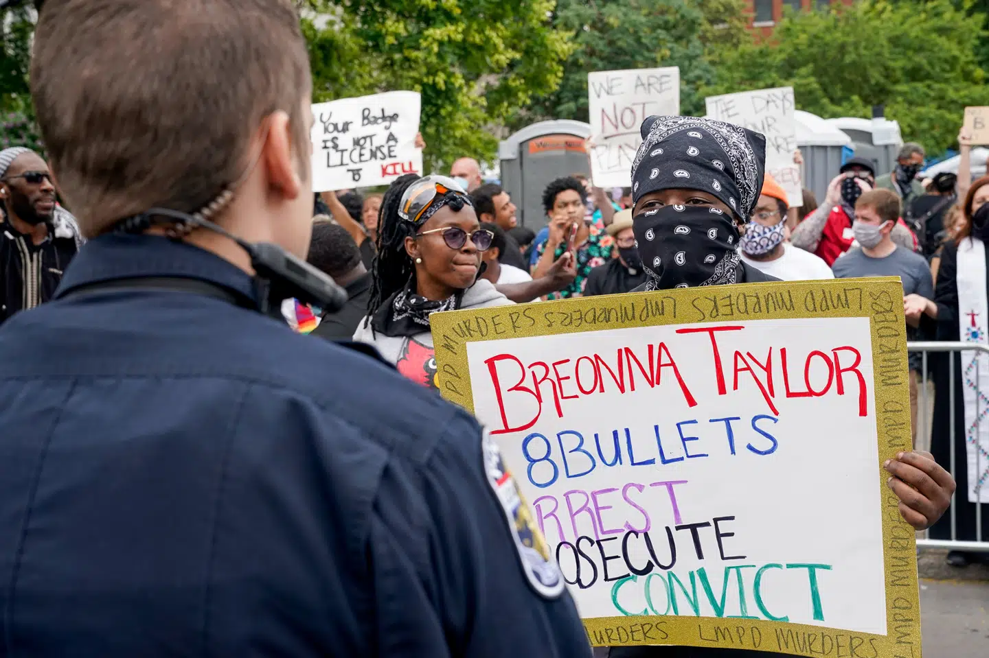Der er kommet øget fokus på Breonna Taylors død, efter at George Floyd døde i politiets varetægt efter en brutal anholdelse i Minneapolis 25. maj. Bryan Woolston/Reuters